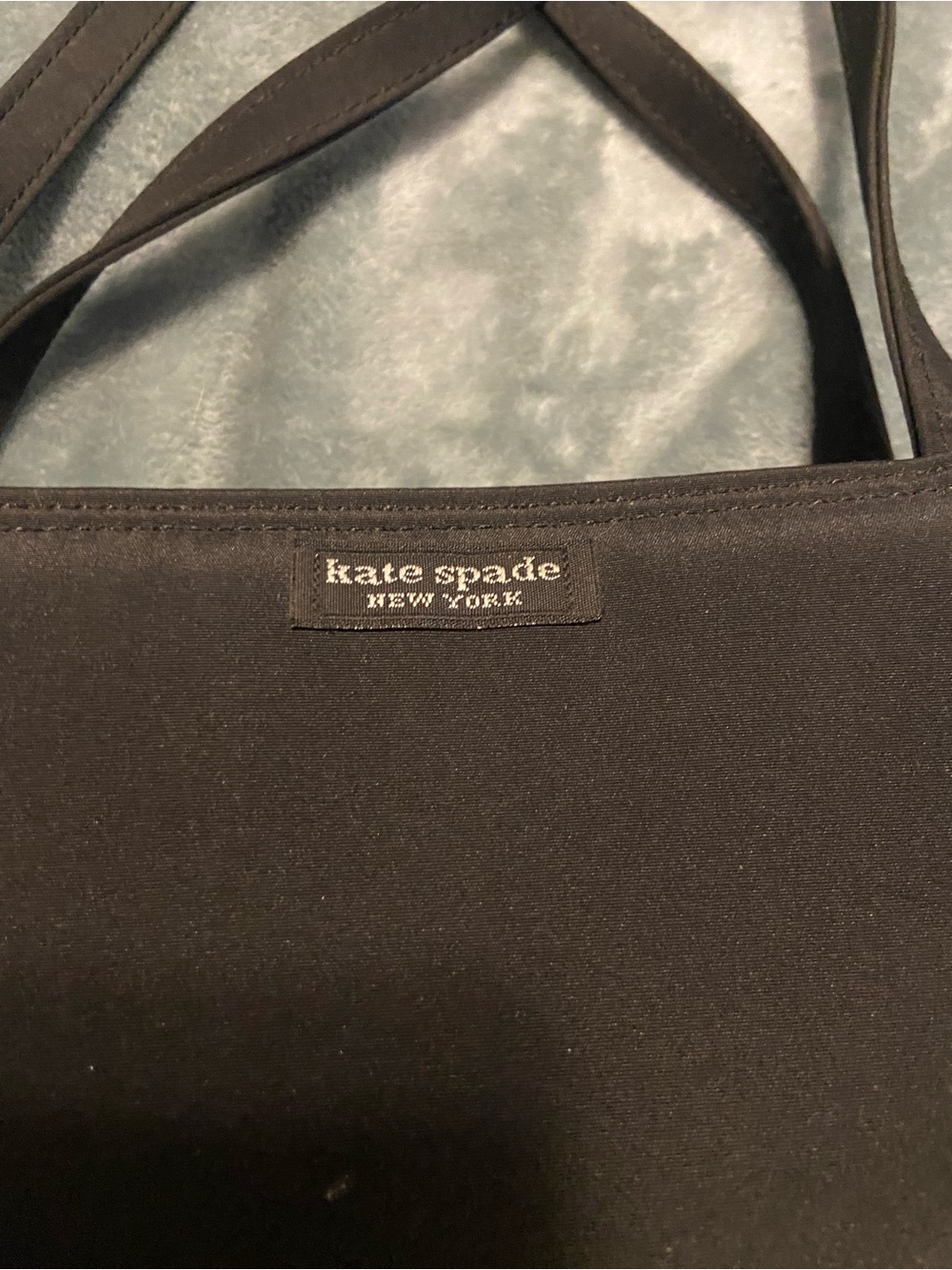 kate spade Black Nylon Shoulder Tote with Gold Feet - Picture 2 of 5